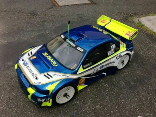 0108-CARROZZERIA Body Subaru Wrx Scale 1/8 Gt RC Car (Wing IN Options) - Picture 1 of 4