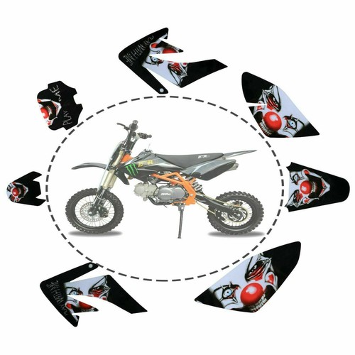 GRAPHICS DECAL STICKERS FOR PIT DIRT BIKE CRF70 XR70 SDG SSR ATOMIK TAOTAO DB17 - Picture 5 of 15