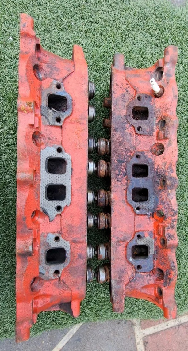 PAIR OF HQ HJ LX LH HOLDEN V8 253 308 ENGINE HEADS HZ WB HG HT TORANA MOTOR L34 eBay