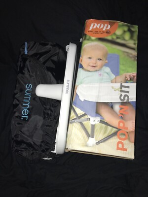 NEW Summer Infant Pop 'N Sit Portable Booster Seat - Blue