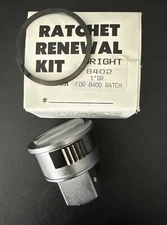 NOS VINTAGE WRIGHT TOOLS 1” Dr RATCHET RENEWAL KIT 8402 PARTS FOR 8400 CHROME