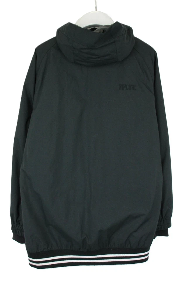 Rip Curl Flow Jacke Herren Groß Skifahren Reißverschluss Kapuze Futter Schwarz - Bild 4 von 4