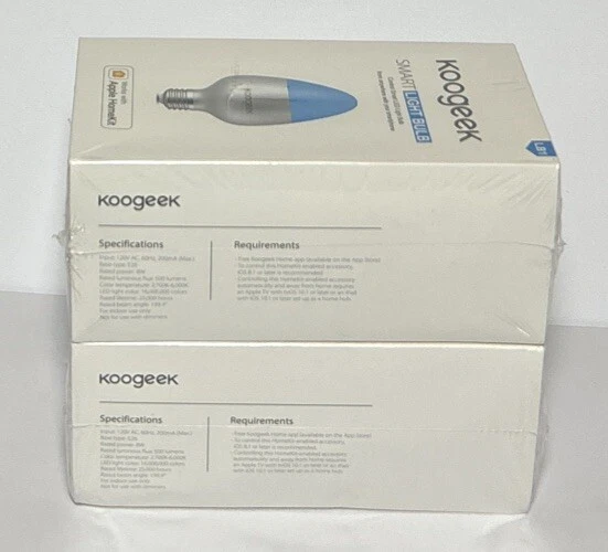 Koogeek LB1 Smart Light Bulb Color Changing, App Controlled Pair Of 2 - Image 4 of 4