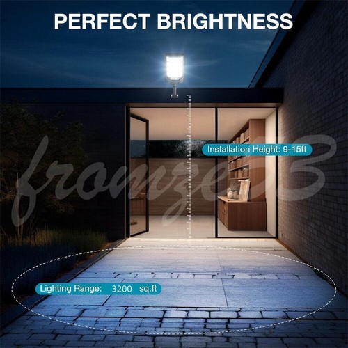 400W Solar Street Light Dusk to Dawn Road Area Lamp Motion Sensor Outdoor Wall🔥 - Picture 12 of 13