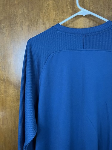 1st Phorm Crewneck Sweatshirt Mens XL  Blue  Pullover Long Sleeve Zip Pockets - Afbeelding 14 van 17