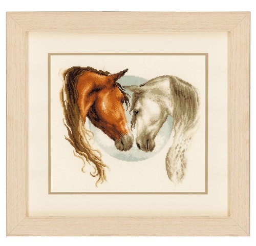 Neu Vervaco Kreuzstich-Set 0145086 EQUINE LOVE