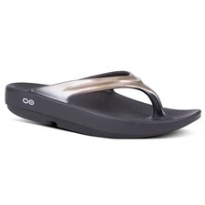OOFOS OOlala Latte Flip Flop Sandals Women Size 8 Slip On Arc Support Cushioned