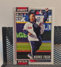 2026 topps series 1 first pitch insert mannie fresh fp-9 cleveland guardians