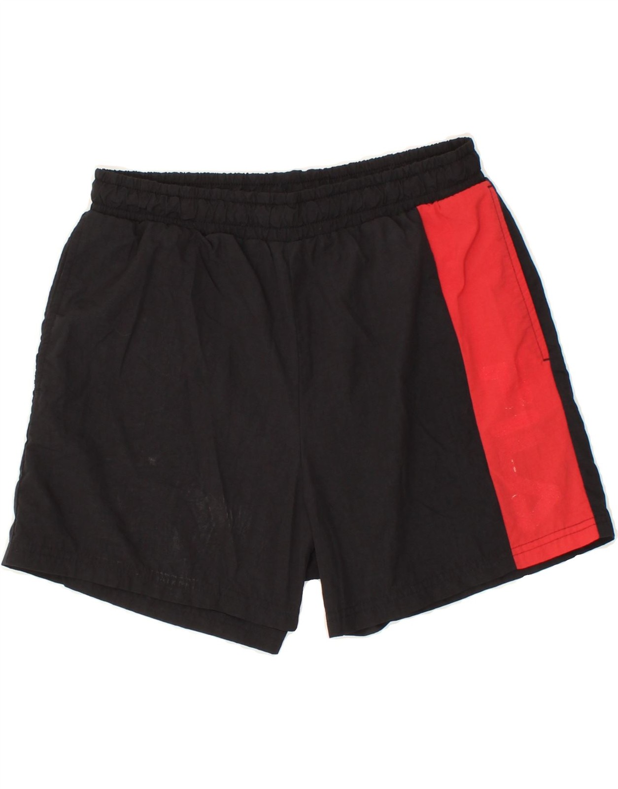 FILA pantaloncino sportivo uomo piccolo nero colorblock nylon VL01