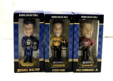 NASCAR Racing Bobblehead Lot 3 Michael Waltrip Steve Park Dale Earnhardt Jr 2003