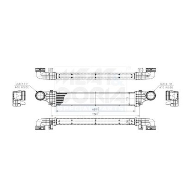 LadeluftküHler LLK FüR Mercedes VF211 S211 W211 02-09 2115001002-image