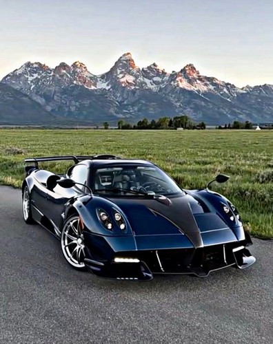 1:18 BBR PAGANI IMOLA CARBON BLUE no MR D&G AMALGAMA PEAKO FRONTIART H&H 33/200 - Foto 1 di 21