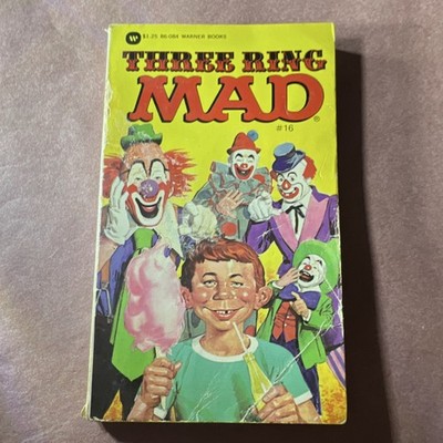 Warner Books Three Ring Mad Paperback Parody Humor Satire Illustrated 1970s