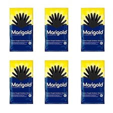 Marigold Extra Tough Outdoor Gloves XL 6 Pairs for Gardening Heavy-Duty Task