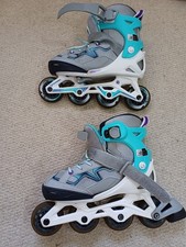 Childrens adjustable Rollerblades UK size 13 to 2.5 in (EU size 32 - 35)