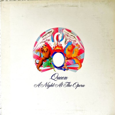 Queen - A Night At The Opera - 1975 Elektra ''Butterfly'' Embossed Gatefold Cover
