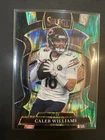 2025 Panini Select - Concourse Caleb Williams #73 Black & Green Shock Prizm