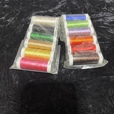 12 Spools Embroidery Threads Assorted 250yds Sulky/Sewology 100% Rayon Germany