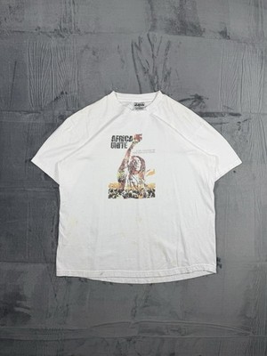 Vintage Pro Sport Africa Unite Bob Marley Graphic T-Shirt Size XL