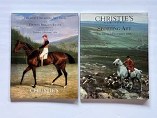 2- Christie's Auction Catalogs - Sporting Art Mellon Evans -New York Dec 3, 1999
