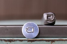 SUPPLY GUY 6mm Washington US State Metal Punch Design Stamp - SGCH-369