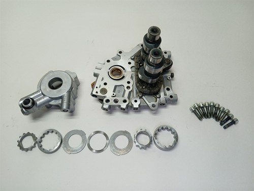 Harley-Davidson 2004 Dyna Low Rider Camshaft Plate Assembly 88" Cams & Oil Pump