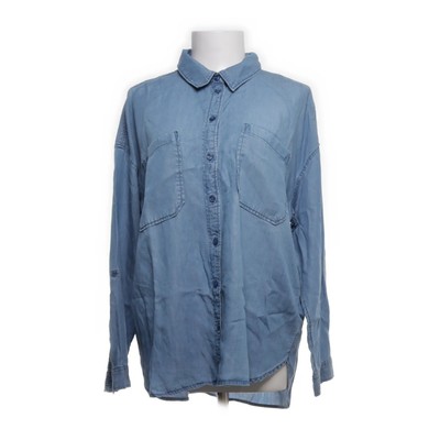 Jeanshemd, Größe: L, Blau, Lyocell, Einfarbig, Denim, Damen -eCn