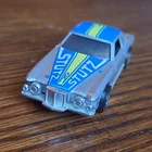 Vintage 1979 Mattel Hot Wheels Stutz Silver Race Car Hong Kong