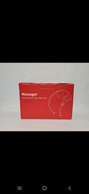 Wearable Neck & Shoulder Massager, Vibrating, USB Rechargeable, 4-Head, CE