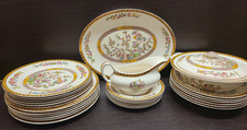 27pcs dinner set washington indian tree pattern dinner plates soup plates