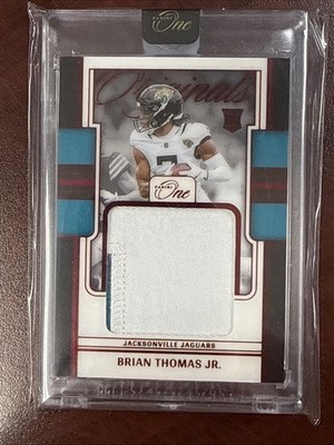 2024 Panini One Brian Thomas Jr. Rookie Patch /49 Originals OOP-BTJ Jaguars 🔥🔥