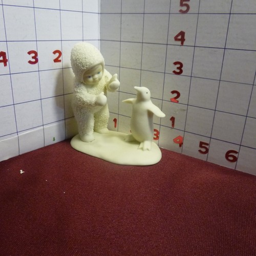 Department 56 Snowbabies "I'll Teach you a Trick" w Penquion figurine - EUC - Picture 6 of 6