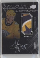 2022 SPx UD Black Lustrous Rookie 94/125 Tier 1 Juuso Parssinen Patch Auto 16i3
