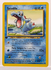 Totodile 1st Edition 81/111 Pokemon Neo Genesis - NM