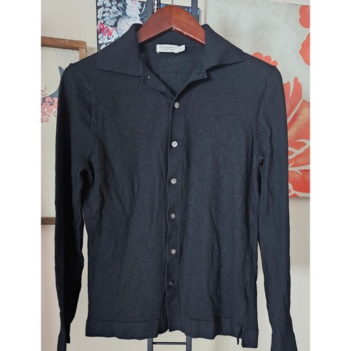 Suitsupply Merino Wool Button Down Shirt Long Sleeve Collared Top Size M - Picture 2 of 6