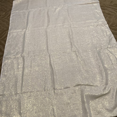 Sparkly Gold Curtain Fabric 56” Wide 2.75 Yards - Picture 2 of 3