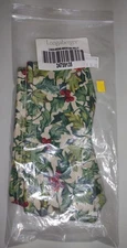 Longaberger Bread Basket Liner "American Holly"