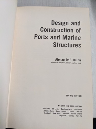 Design & Construction of Ports & Marine Structures 2nd Edition Hardcover Book - 第 8/8 張圖片