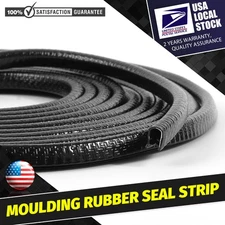 6m Rubber Seal Strip Decoration Car Parts Door Window Push-On Pinch Weld Trim US