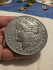 1884 S Morgan Dollar Novelty 3 Inch Coin Token/Paperweight