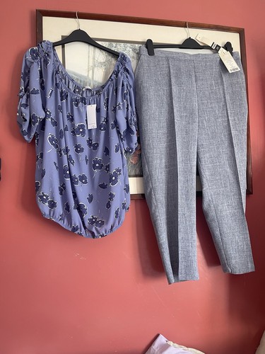 Damen Top Und Hose Größe 20 Neu
