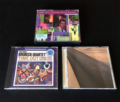 Dave Brubeck CD Lot x3 Quartet Time Out Take Five Bop Cool Jazz NICE SHAPE