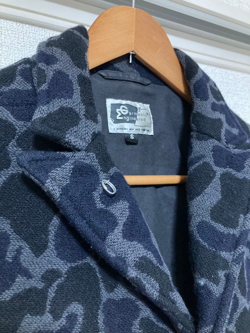 Engineered Garments Wool Blue Single Jacket Fall … - image 3