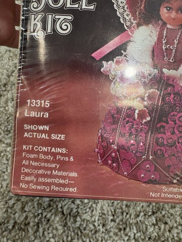 New Lil Missy Beaded Doll Kit 13315 Laura WALCO Craft Kit - Picture 5 of 13