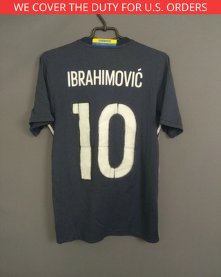 Ibrahimovic Sweden Jersey 2016 2017 Away SMALL Shirt Adidas AA0456