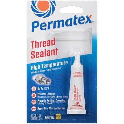 Permatex High Temperature Thread Sealant 6ml Automotive Leak Resistant Sealing
