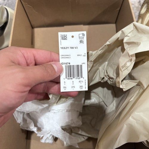 Größe 9,5 - Adidas Yeezy Boost 700 V3 id1674 - Bild 10 von 11