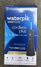 Waterpik Cordless Plus Water Flosser Rechargeable WP-462 BLACK NEW in box unopen