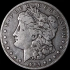 Nice Problem-Free Better Date VF 1894-O Morgan Silver Dollar
