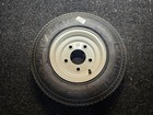 (QTY 1) Carlstar Sport Trail ST 4.80-8 Boat Trailer Tubeless Tire & Wheel B 4 PR